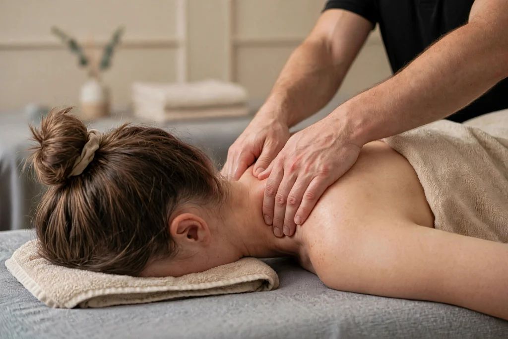 Back neck shoulder massage Orihuela Costa treatment