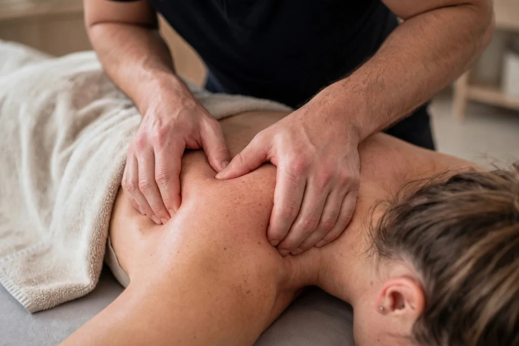 Deep tissue massage Orihuela Costa treatment for muscle tension